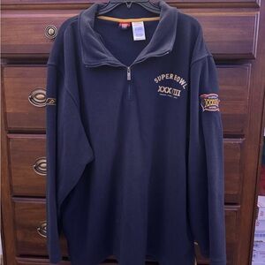 Super Bowl XXXIII Navy Pullover